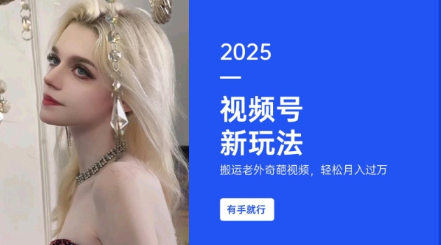 搬运老外奇葩视频，撸视频号分成计划收益，每天只需一小时，新手小白轻松月入过W-大伟资源网