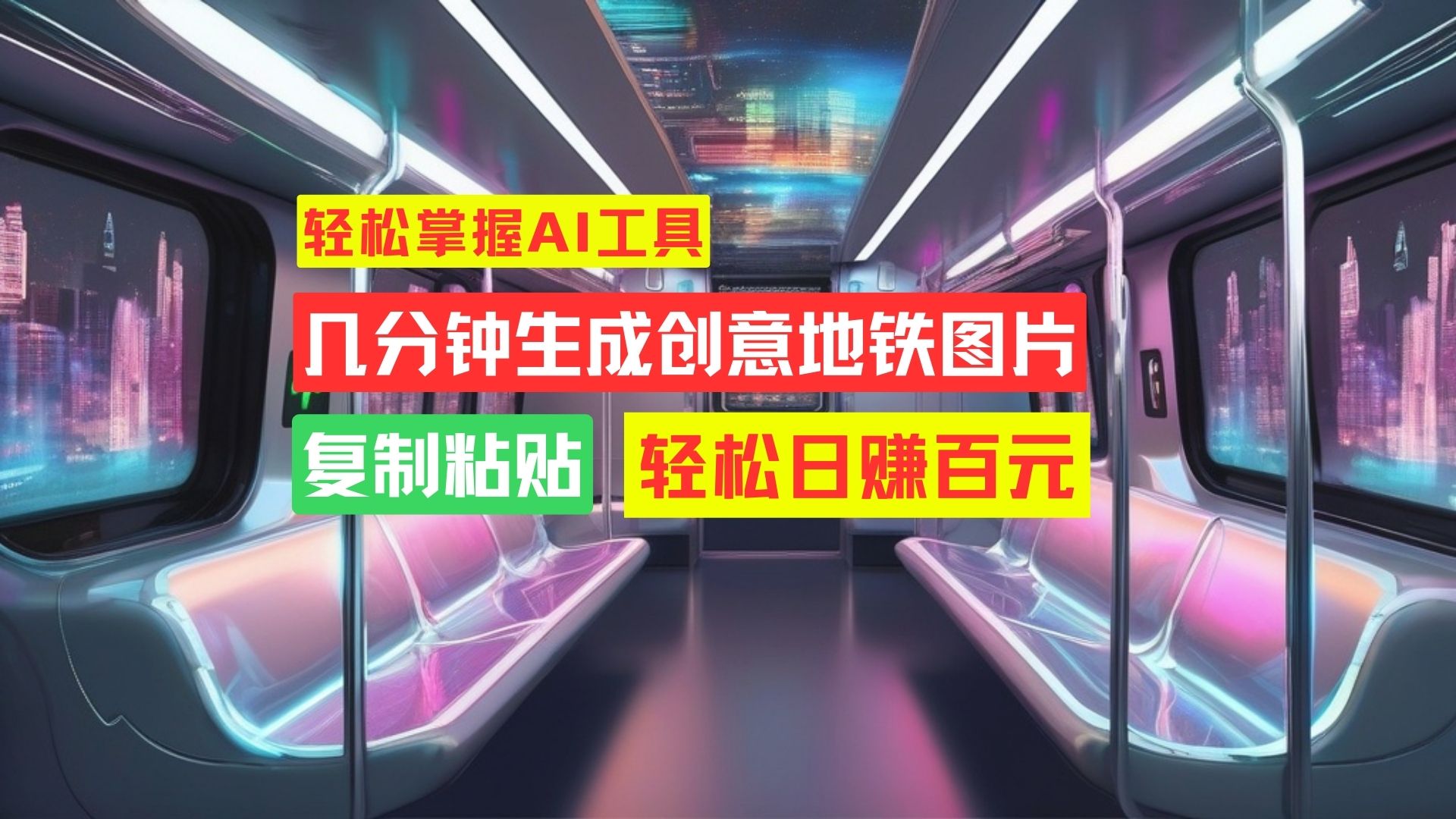 学会这招，分分钟制作爆火地铁图片，日赚百元不是梦！-大伟资源网