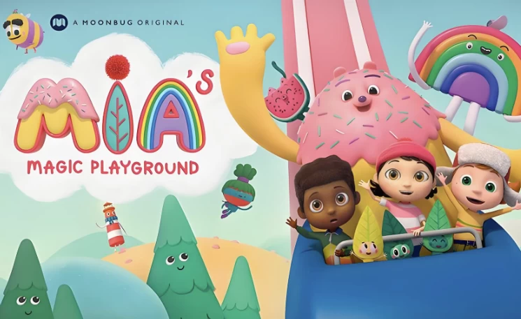 少儿英语启蒙动画《Mia的魔法游乐场 Mia's Magic Playground (动画+台词本) 》-大伟资源网