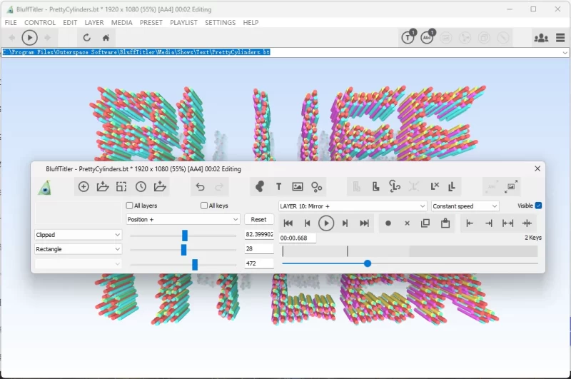 BluffTitler Ultimate 3D文字制作 v17.0.0.1 中文版-大伟资源网