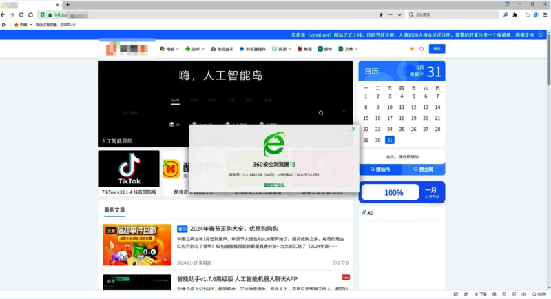 360安全浏览器 v16.1.2588.64 优化便携版-大伟资源网