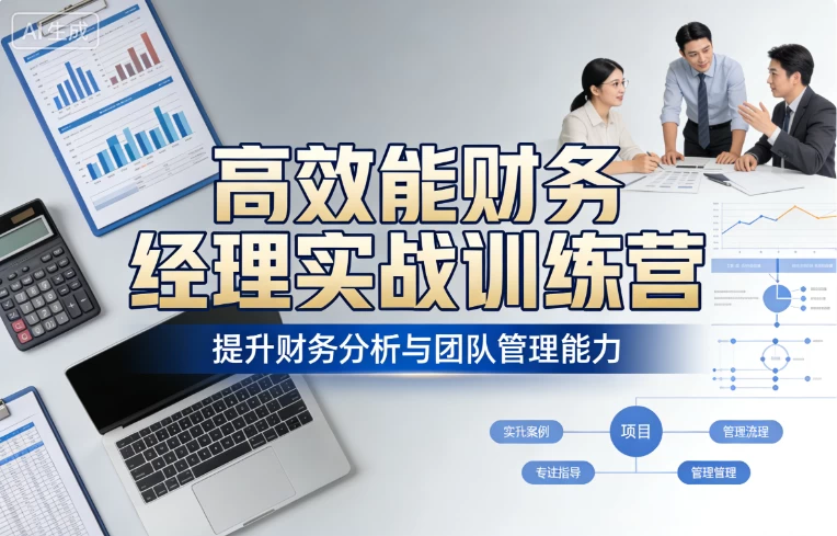高效能财务经理实战训练营-大伟资源网