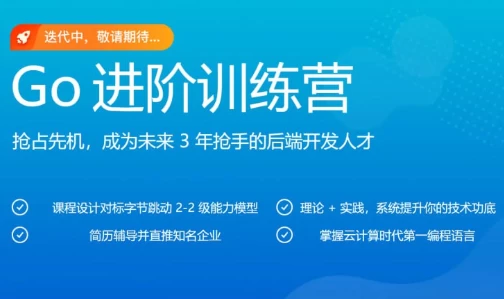 Go进阶训练营 - 带源码课件-大伟资源网