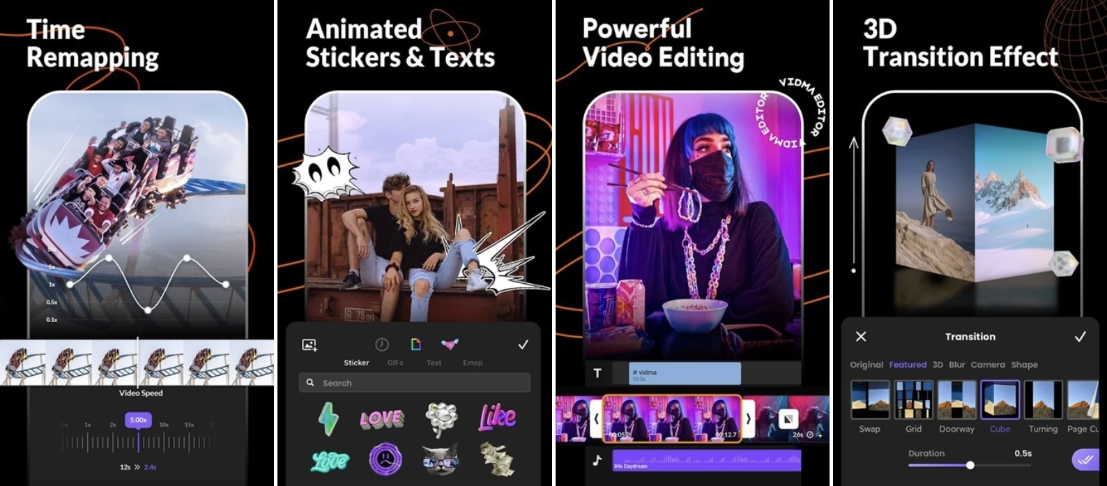 图片[1]-Vidma editor v2.25.2，一款易于使用的音乐视频编辑器和视频制作器-大伟资源网