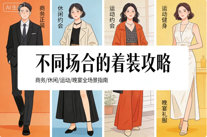 图片[1]-不同场合的着装攻略-大伟资源网