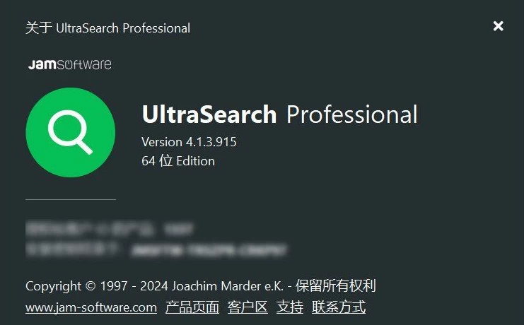 UltraSearch Professional 文件和文件夹搜索工具 v4.9.1.1204 绿色版-大伟资源网