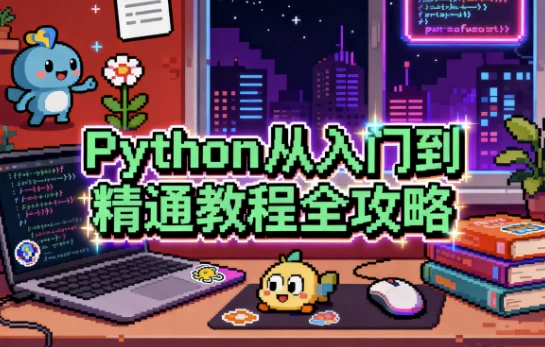 Python从入门到精通教程全攻略-大伟资源网
