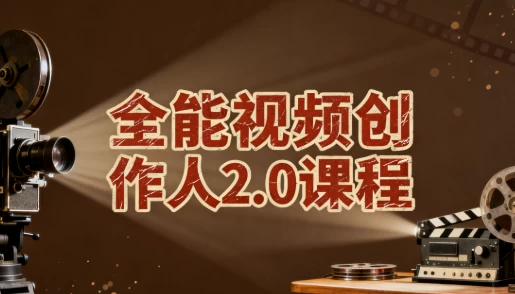图片[1]-全能视频创作人2.0课程-大伟资源网