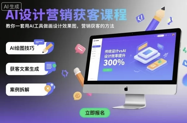 龙涛AI设计营销获客课程-大伟资源网