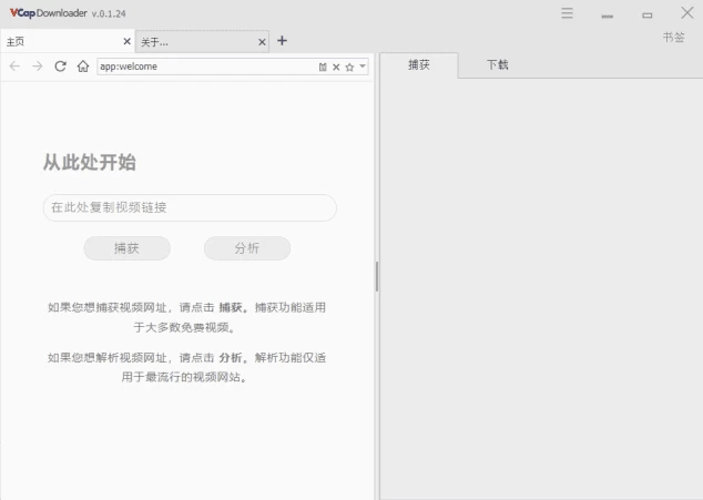 VCap Downloader 视频下载工具 v0.1.47.7030.beta 多语便携版-大伟资源网