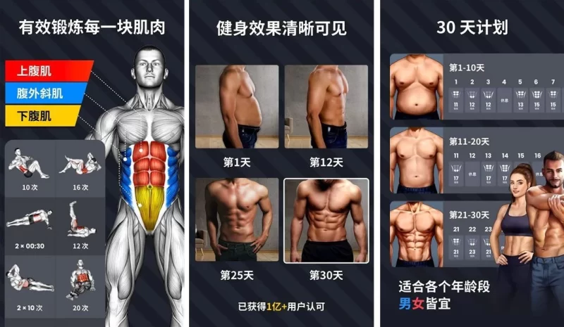 Six Pack in 30 Days 30天内练出六块腹肌 v1.4.5 高级版-大伟资源网