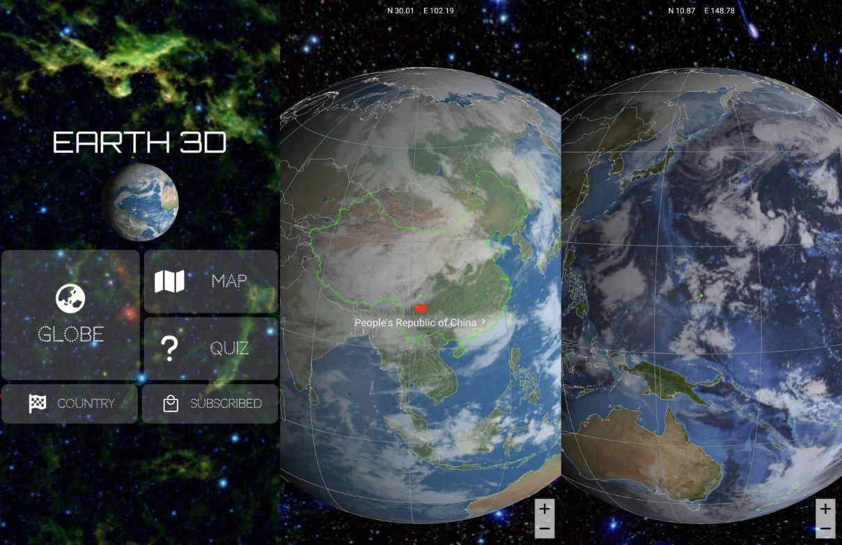 图片[1]-Earth 3D 地球 v9.7.4 解锁高级版-大伟资源网