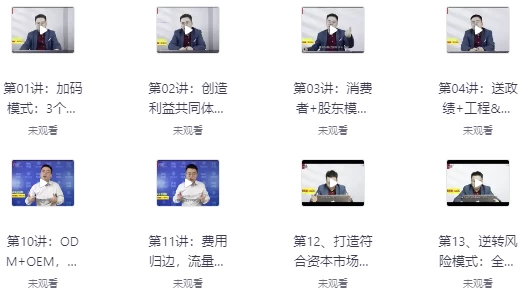 《商业模式创新案例大全》94讲-大伟资源网