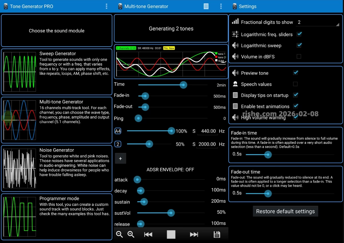图片[1]-Tone Generator v3.97 解锁高级版-大伟资源网