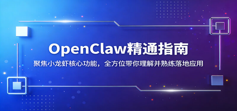OpenClaw精通指南：聚焦小龙虾核心功能，全方位带你理解并熟练落地应用-大伟资源网