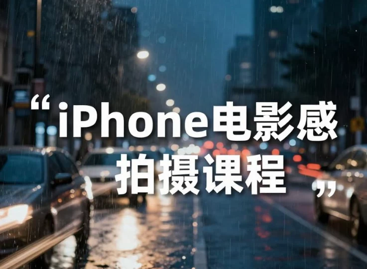 iPhone电影感拍摄课程-大伟资源网