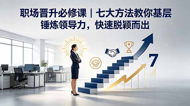 付费文章：职场晋升必修课｜七大方法教你基层锤炼领导力，快速脱颖而出-大伟资源网