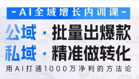 吴思晓·2026AI全域增长内训课+思维导图-大伟资源网