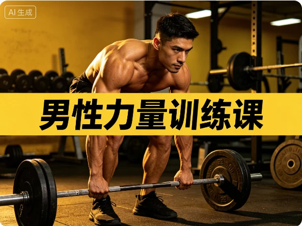男性力量训练课-大伟资源网
