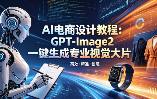 AI电商设计教程：GPT-Image2一键生成专业视觉大片-大伟资源网