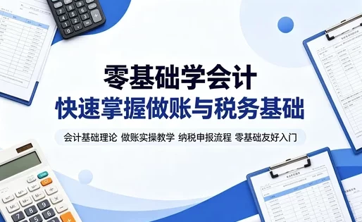 会计基础与实操全攻略 从概念到纳税申报系统教学-大伟资源网