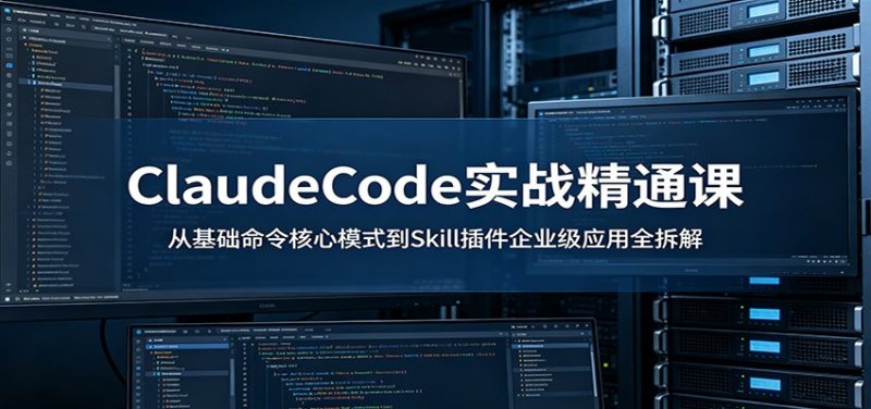 ClaudeCode实战精通课：从基础命令核心模式到Skill插件企业级应用全拆解-大伟资源网