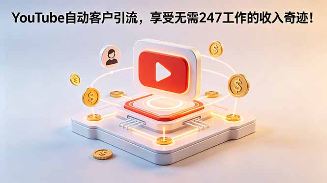 YouTube 自动客户引流，享受无需 247 工作的收入奇迹！【原创双语字幕】-大伟资源网