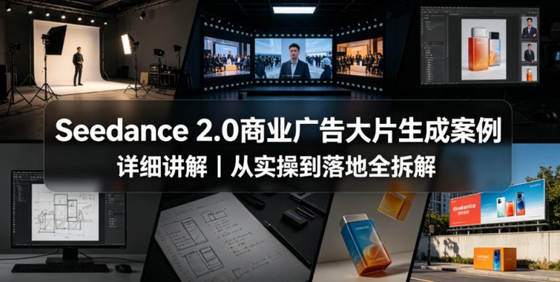 Seedance 2.0商业广告大片生成案例详细讲解｜从实操到落地全拆解-大伟资源网