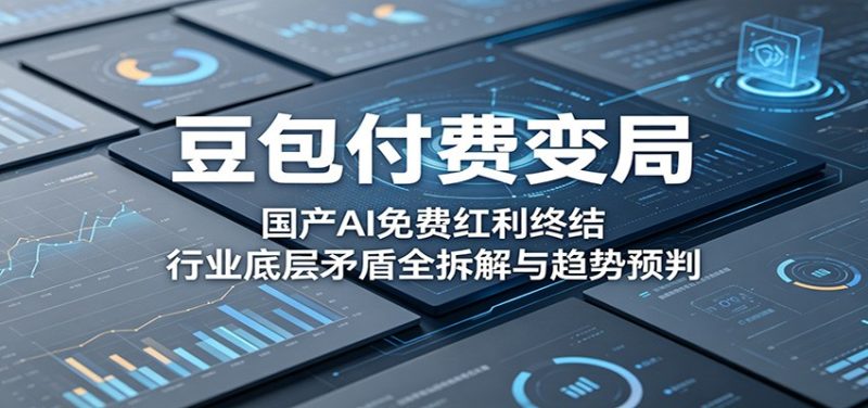 豆包付费变局：国产AI免费红利终结，行业底层矛盾全拆解与趋势预判-大伟资源网
