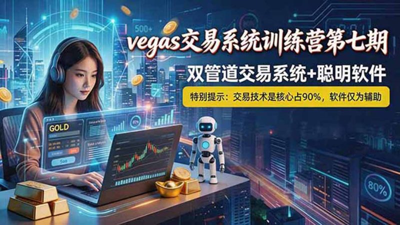 【海外美金AI搬砖】Vegas交易技术+聪明软件， 黄金期货日赚50-1000U， 长期稳定，小白轻松上手-大伟资源网