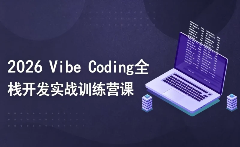 2026 Vibe Coding全栈开发实战训练营课-大伟资源网
