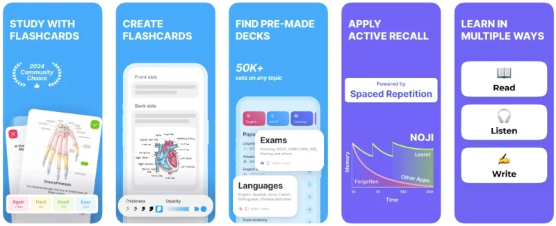 Noji: Study with Flashcards 记忆曲线 使用卡学习 v2.13.0-大伟资源网