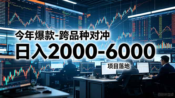 今年爆款-跨品种对冲日入2000-6000，项目落地！-大伟资源网
