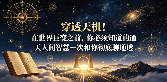 付费文章：穿透天机！在世界巨变之前，你必须知道的通天人间智慧一次和你彻底聊通透-大伟资源网