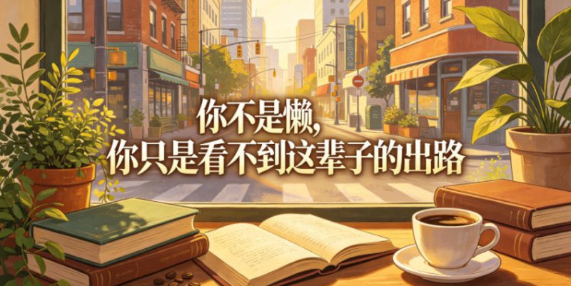付费文章：你不是懒，你只是看不到这辈子的出路-大伟资源网