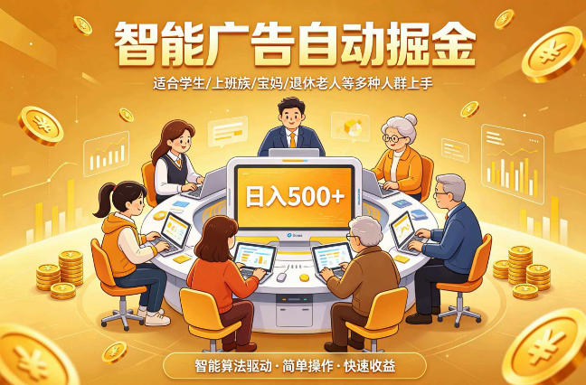 2026年最好做的项目：自动掘金项目，小白轻易上手，单日轻松收入500+【揭秘】-大伟资源网