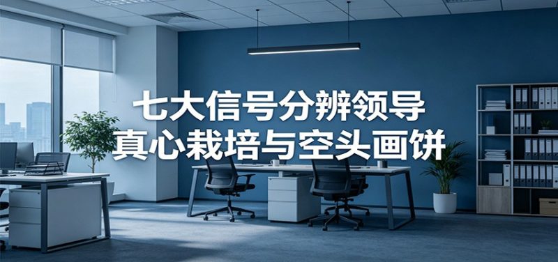 付费文章《七大信号分辨领导真心栽培与空头画饼》读懂管理背后人性逻辑-大伟资源网