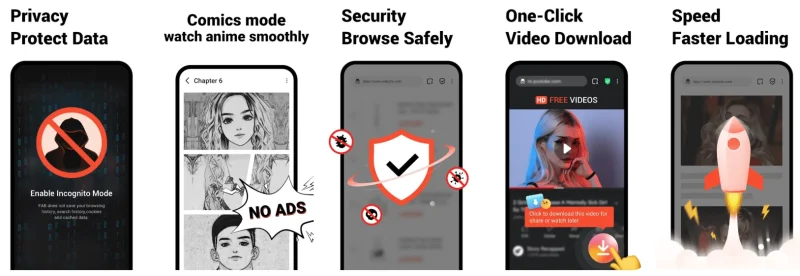Free Adblocker Browser 网页浏览器 v139.1.4104 解锁高级版-大伟资源网
