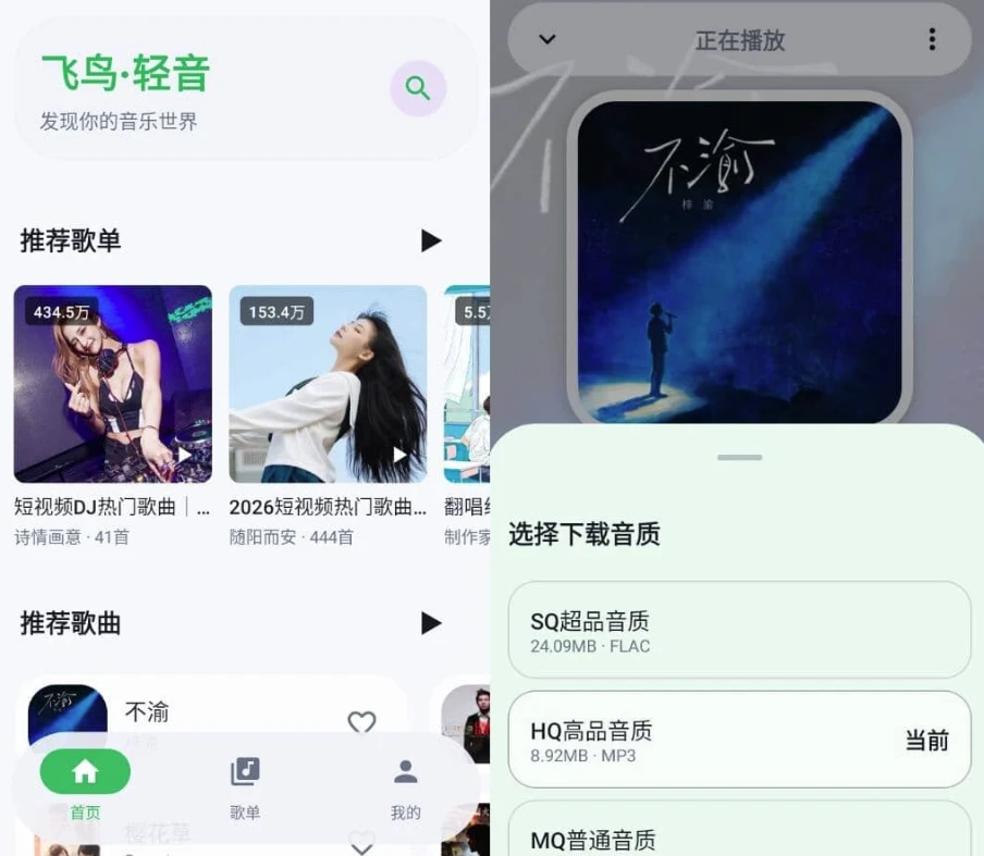 图片[1]-飞鸟·轻音 v1.1.9 三平台曲库聚合无损音乐下载-大伟资源网