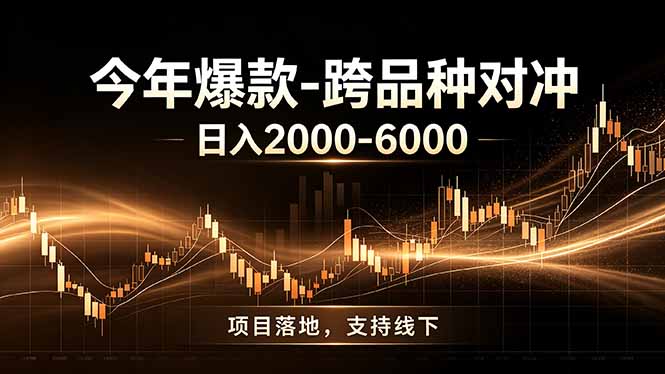 全新跨品种对冲模式上线！日稳定盈利 2000-6000，合规长久可批量放大-大伟资源网