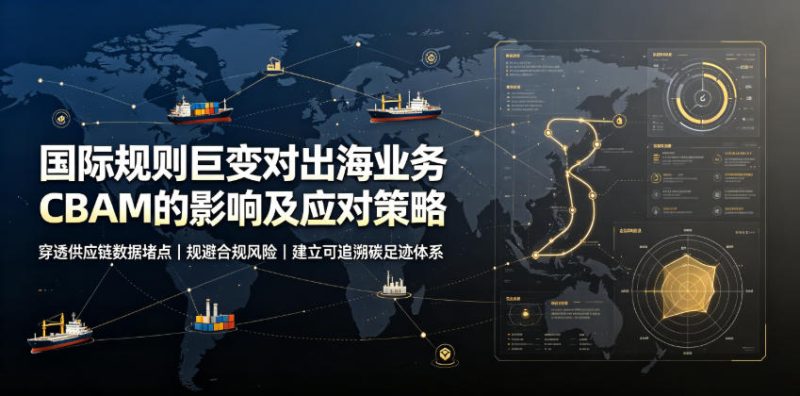国际规则巨变对出海业务CBAM的影响及应对策略，帮助企业穿透供应链数据堵点，规避合规风险-大伟资源网