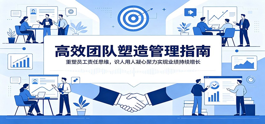 图片[1]-高效团队塑造管理指南：重塑员工责任思维，识人用人凝心聚力实现业绩持续增长-御文网