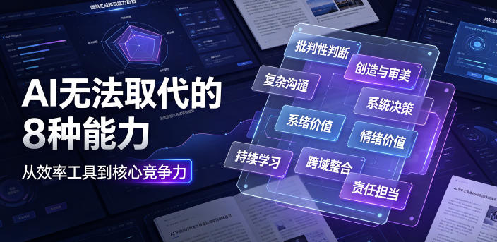 付费文章：AI无法取代的8种能力-大伟资源网