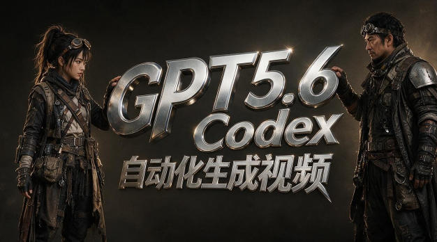 GPT5.6+Codex自动化生成视频全流程实战，从提示词设计、角色设定、封面海报，到视频生成思路与自动化工作流-大伟资源网