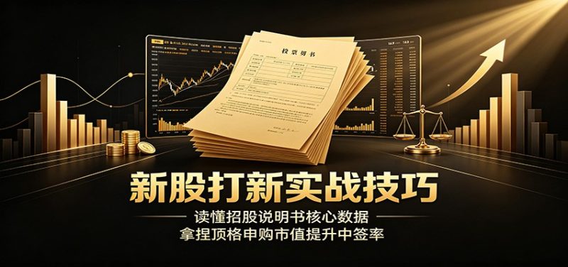 新股打新实战技巧：读懂招股说明书核心数据，拿捏顶格申购市值提升中签率-大伟资源网
