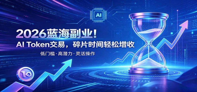 AI Token算力赛道！普通人可入局的数字副业，零门槛快速起步-大伟资源网
