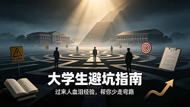 付费文章：大学生避坑指南 ，过来人血泪经验，帮你少走弯路-大伟资源网
