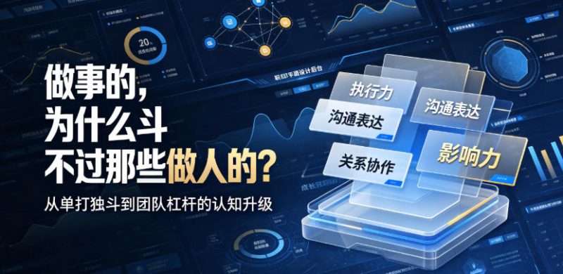 付费文章：做事的，为什么斗不过那些做人的？-大伟资源网