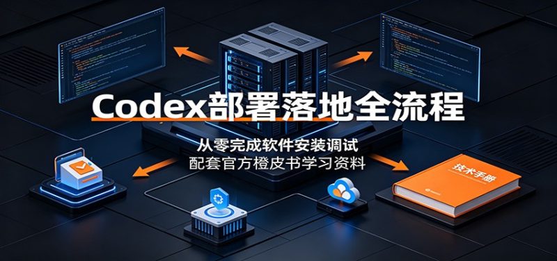Codex部署落地全流程：从零完成软件安装调试，配套官方橙皮书学习资料-大伟资源网