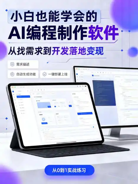 手把手教会你ai编程制作软件到变现全路径，零基础小白轻松上手，从找需求到开发落地变现【揭秘】-大伟资源网